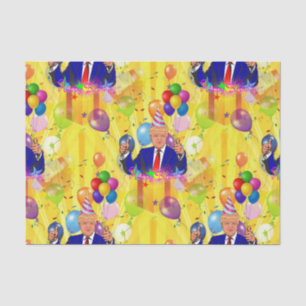 happy birthday donald trump tissue paper