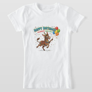 Happy Birthday Donkey Celebration T-Shirt