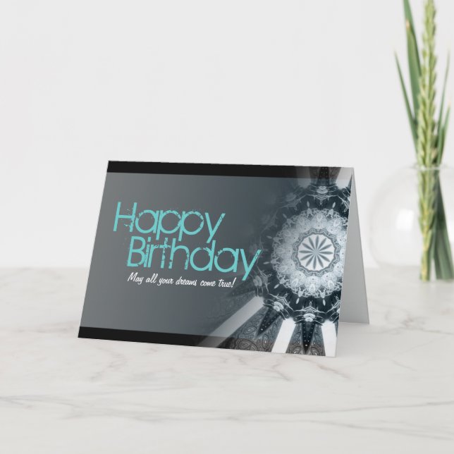 Happy Birthday Dreams Card (Front)
