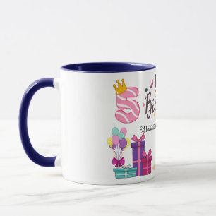Happy Birthday Editable Design  Mug
