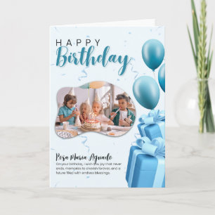 Happy Birthday Editable Greeting Card Personaliz