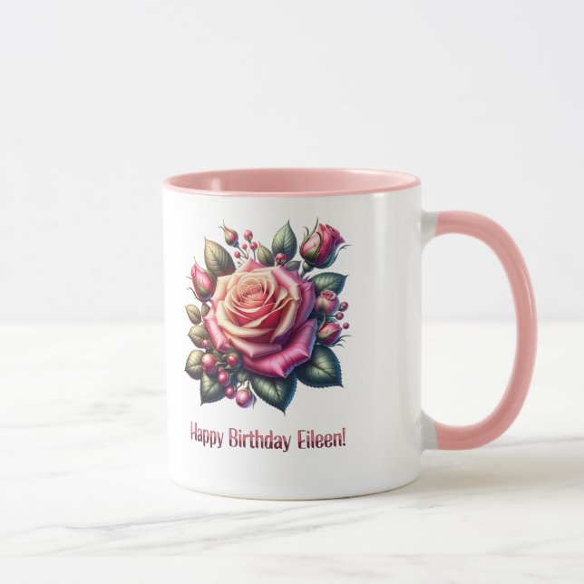 Happy Birthday Eileen Mug (Right)