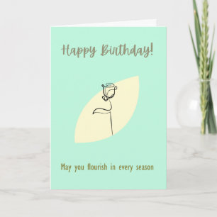 Happy Birthday Elegance Card