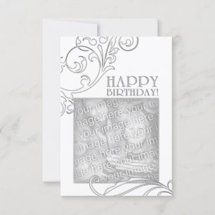 happy birthday (elegant flourish)