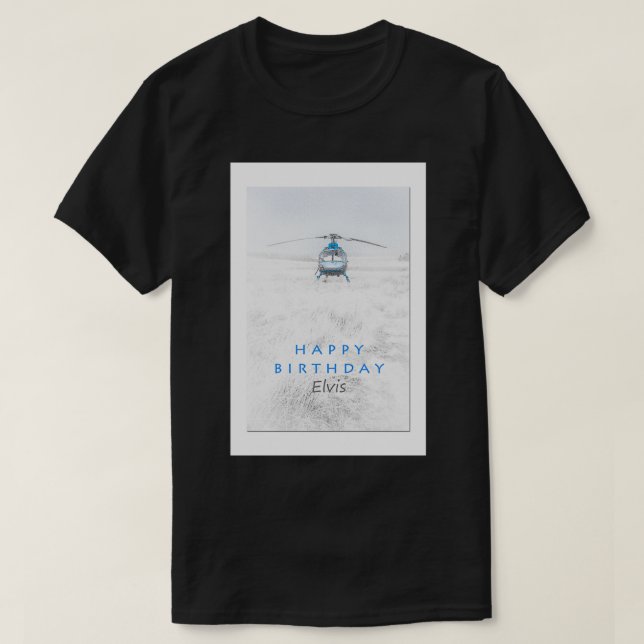 Happy Birthday Elvis T-Shirt (Design Front)
