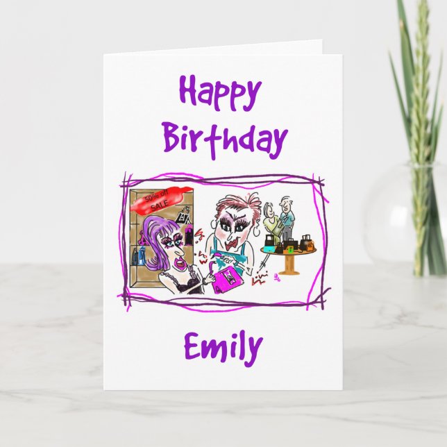 Happy Birthday - Emily Card (Front)