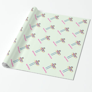 Happy Birthday Emily Las Vegas Wrapping Paper