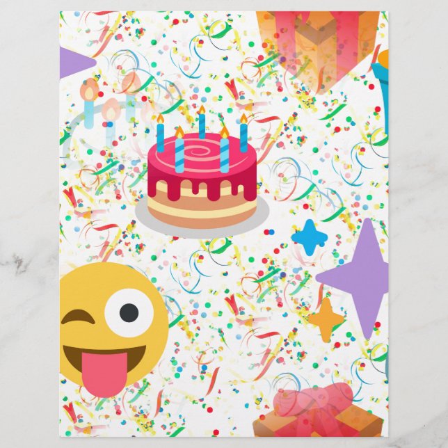 happy birthday emoji (Front)