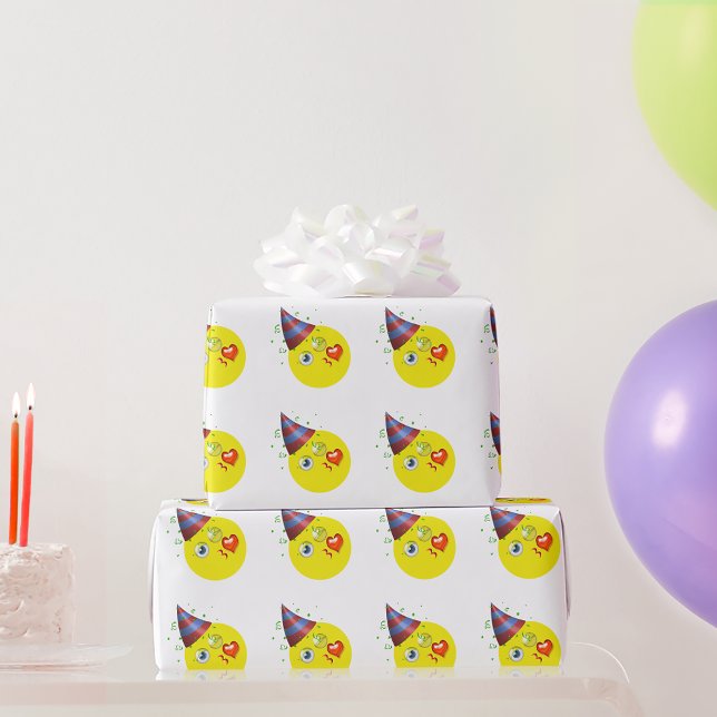 Happy Birthday Emoji Wrapping Paper (Creator Uploaded)