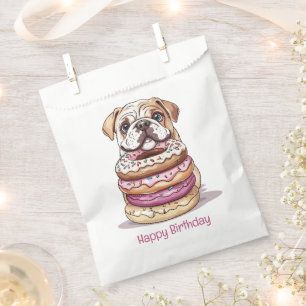 Happy Birthday English Bulldogs Favour Bags
