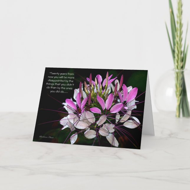 Happy Birthday: Enjoy the unexpected Card (Front)