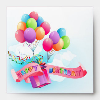 Happy birthday envelop envelope