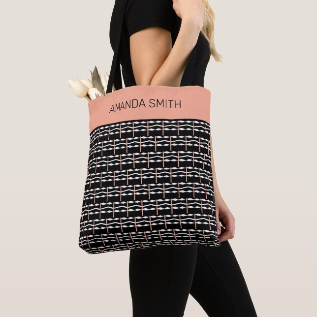 Happy Birthday Ethnic Awesome African Art Pattern Tote Bag (Close Up)