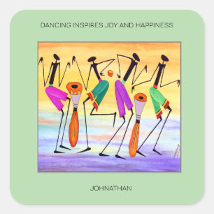 Happy Birthday, Expressing Happiness  Square Sticker