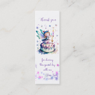 Happy Birthday Fairy 01 Bkmark  Mini Business Card