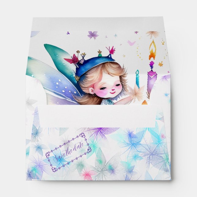 Happy Birthday Fairy 01 Envelope (Back (Bottom))
