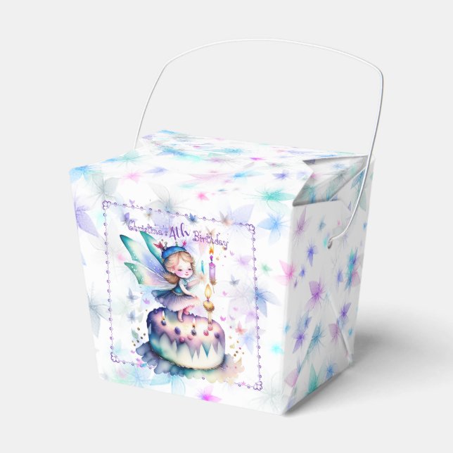 Happy Birthday Fairy 01 Favour Box (Front Side)