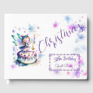 Happy Birthday Fairy 01 Guest Book