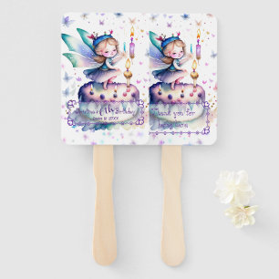 Happy Birthday Fairy 01 Hand Fan