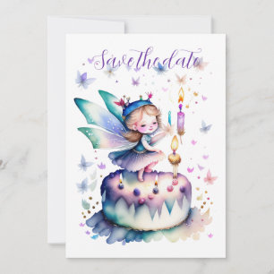 Happy Birthday Fairy 01 Invitation