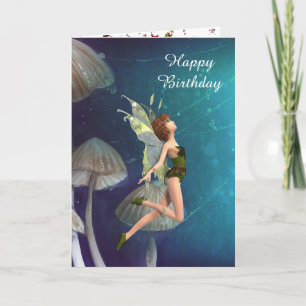 "Happy Birthday" Fairy Card