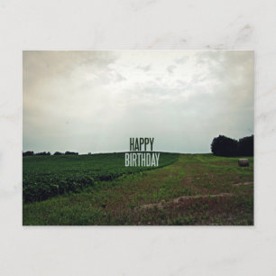Happy Birthday Farmer Postcard