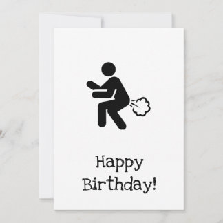 Happy Birthday Fart Card- hope it's a real GAS! Card