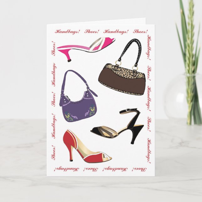 happy birthday fashion greeting card (Front)