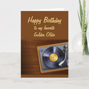 Happy Birthday Favourite Golden Oldie Fun Old Age Card