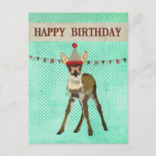 HAPPY BIRTHDAY FAWN Postcard