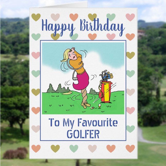 Happy Birthday Female Golfer (Creator Uploaded)