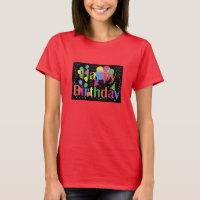 Happy Birthday, festive birthday celebration