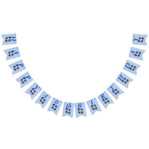 Happy Birthday Festive Colourful Group of Turtles Bunting