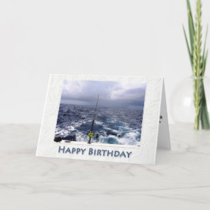Happy Birthday Fishing Card