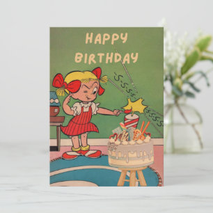 Happy Birthday, Flat Holiday Card