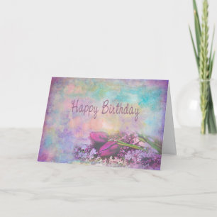 Happy Birthday - Floral Elegance Card