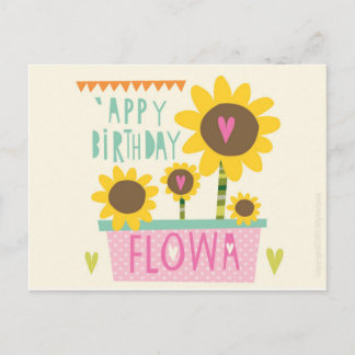 Happy Birthday Flowa - Manchester Card