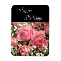 Happy Birthday Flowers | Vertical Card