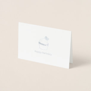 Happy Birthday Foil Card