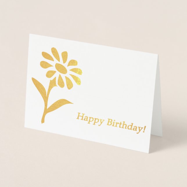 Happy Birthday! Foil Card (Front)