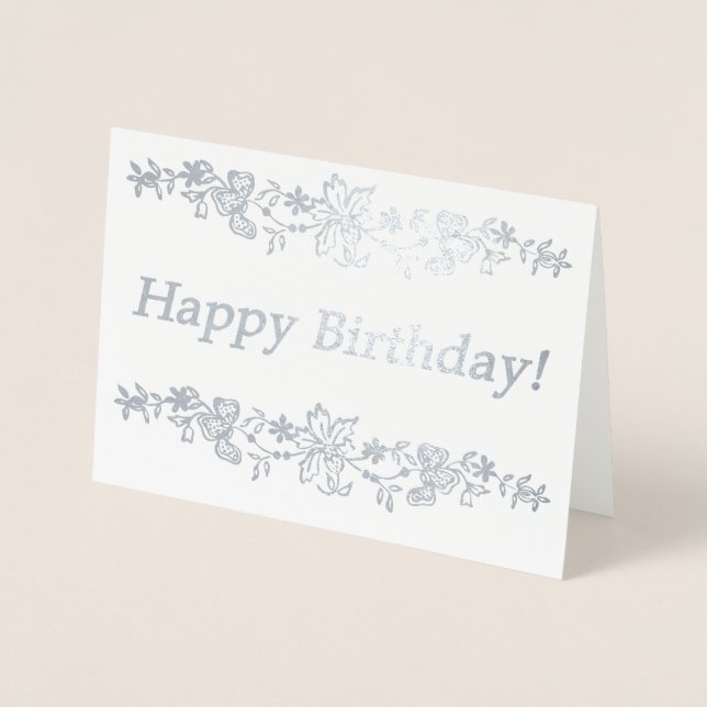 Happy Birthday! Foil Card (Front)
