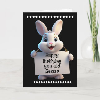 HAPPY BIRTHDAY Folded Greeting Card