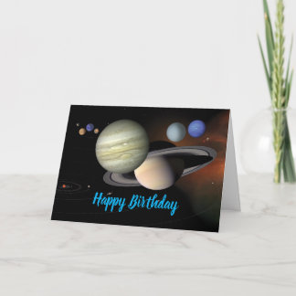 Happy Birthday Folded Greeting Card