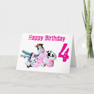 Happy Birthday Folded Greeting Card