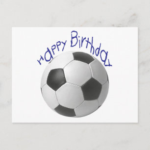 Happy Birthday Football  Gifts Postcard