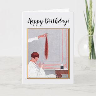 Happy Birthday for a Hair Stylist Card