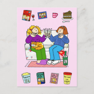 Happy Birthday for Female Friend Postcard