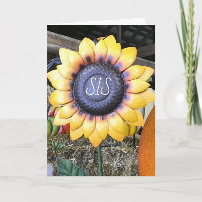 **HAPPY BIRTHDAY FOR MY **SPECIAL SIS** CARD (Front)