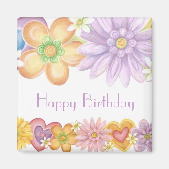 Happy Birthday forever 1 Magnet (Front)