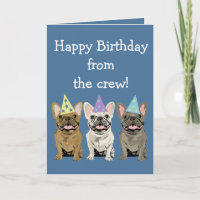 Happy birthday - French Bulldog Friends